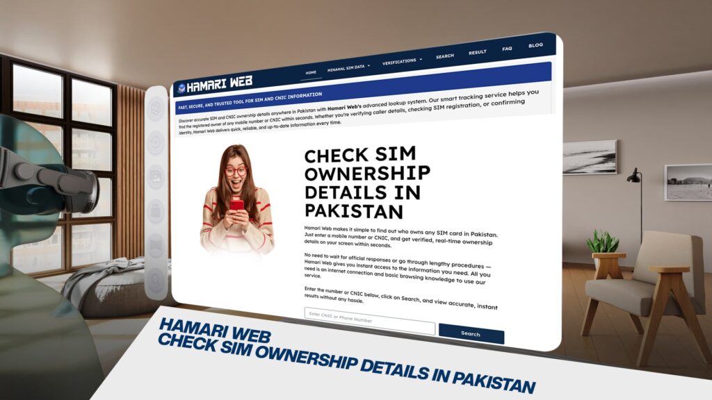 Hamari Web - Check SIM Ownership Details in Pakistan