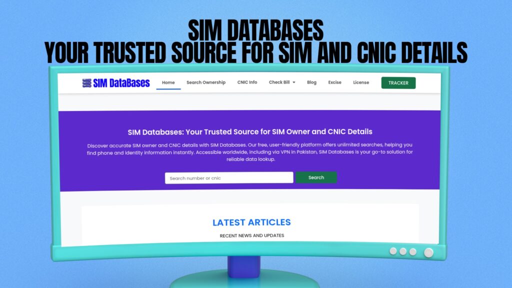 SIM Databases - Your Trusted Source for SIM and CNIC Details