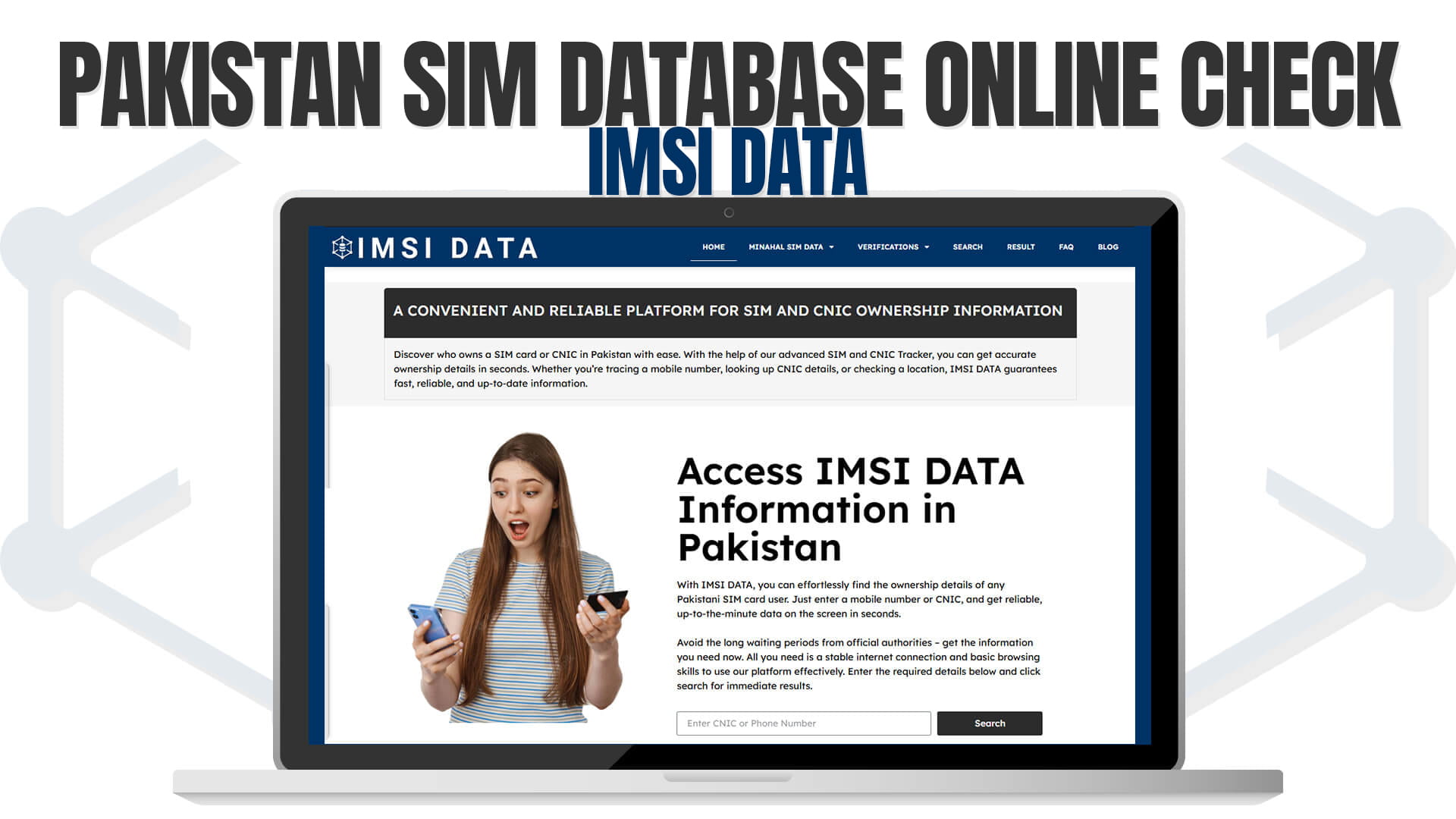 Pakistan SIM Database Online Check | IMSI Data